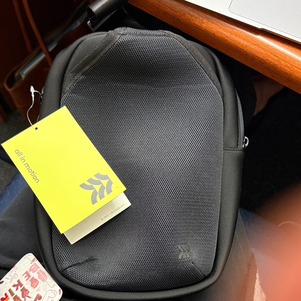 All in Motion Charcoal Crossbody Bag